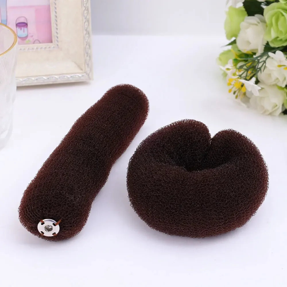 Magic Roll Foam Sponge Easy Big Ring Women Fashion Hair Bun Maker Donut Hair Styling Tools Hairstyle Hair Accessories for Girls - Buy online at  Vibe In Cart.