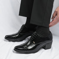 Trendy Men's Casual Black Brown Lace Up Oxford Cuban Shoes Gentleman Business Flats Dress Homecoming Footwear Zapatos Hombre - Buy online at  Vibe In Cart.