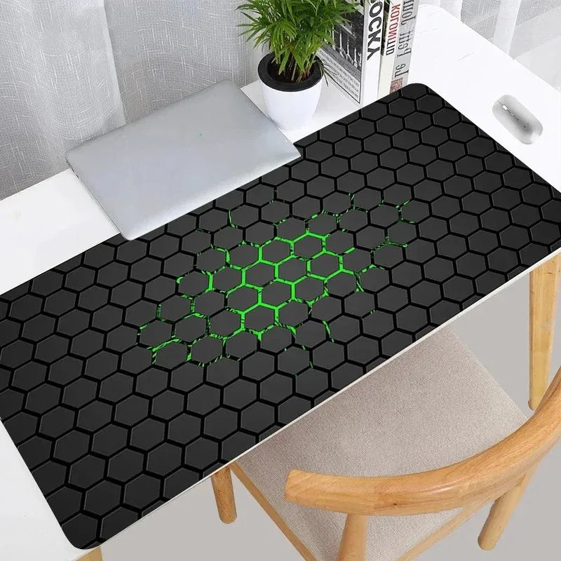Hexagon XXL Rubber Mousepad for Gaming and Office Desks