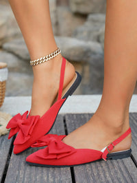 2025 New Ladies Shoes Closed Toe Women's Sandals Fashion Daily Summer Plus Size Butterfly-knot Slingbacks Flat Sandals - Buy online at  Vibe In Cart.