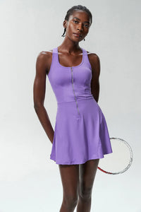 One Piece Tennis Dress Women Summer Solid Color Outdoor Running Skirt Breathable Quick Dry Jumpsuit Breathable Gym Clothes - Buy online at  Vibe In Cart.