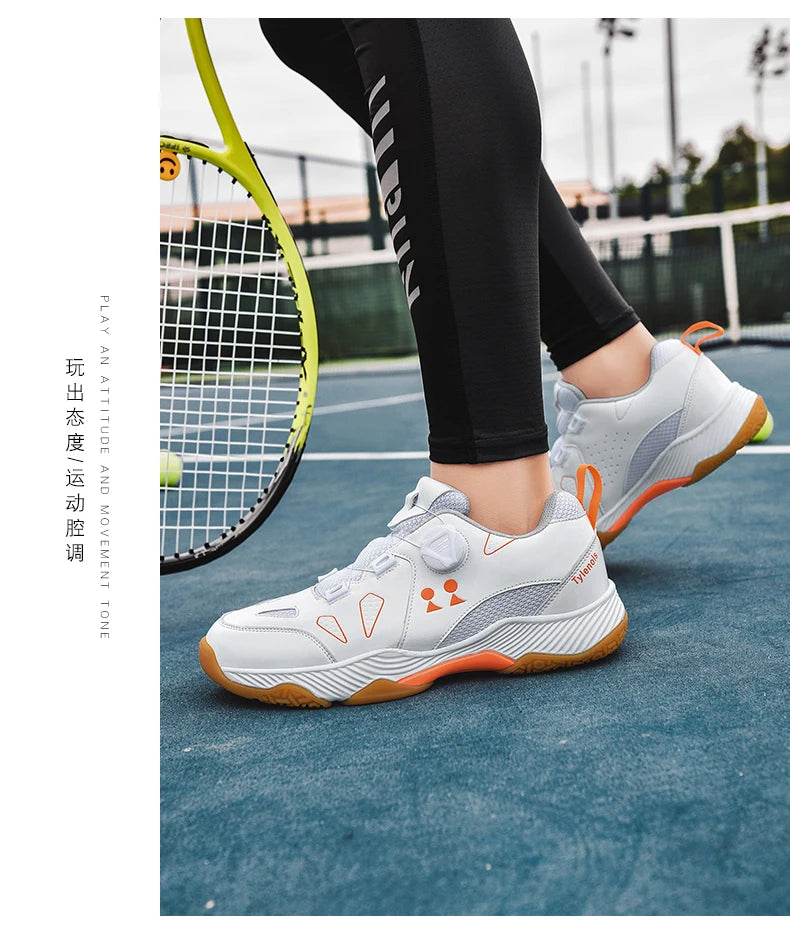 2023 New Men Tennis Shoes Breathable Tennis Sneakers Women Quick Lacing Training Sneakers Big Size 35-46 Badminton Court Shoes - Buy online at  Vibe In Cart.