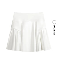 Women's 2-Piece Tennis Skirt and Top Set, Polyester Elastane