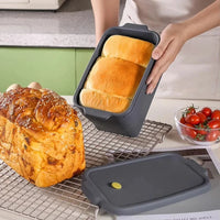 Large Silicone Baking Mold Toast Bread Silicone Mould Folding  Non-Stick Oven Tool Bakeware Cake Baked Pan Kitchen Accessories - Buy online at  Vibe In Cart.