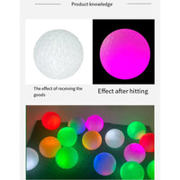 Glow Golf Balls for Night Sports,Luminous Golf LED Ball Glowing in The Dark,Long Lasting Bright Luminous Balls - Buy online at  Vibe In Cart.