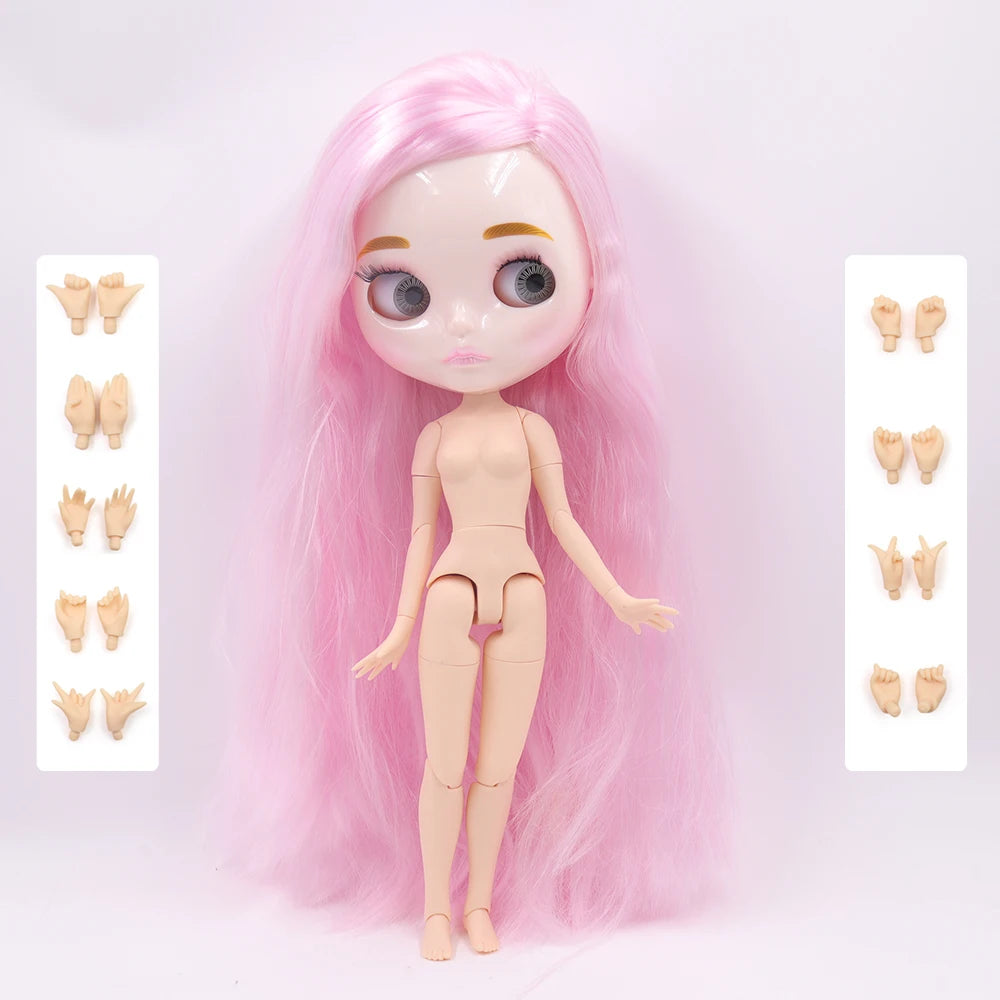 ICY DBS Blyth Doll 1/6 Joint Body 30CM BJD toys Natural shiny face with extra hands AB DIY Fashion Dolls girl gift - Buy online at  Vibe In Cart.