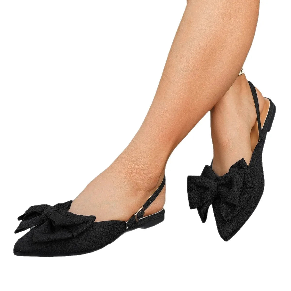 2025 New Ladies Shoes Closed Toe Women's Sandals Fashion Daily Summer Plus Size Butterfly-knot Slingbacks Flat Sandals - Buy online at  Vibe In Cart.