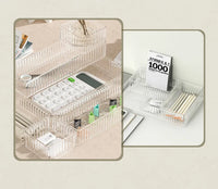 Transparent Plastic Storage Organizers Set for Drawers