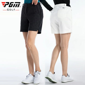 PGM Women Golf Short New Lady Clothing Autumn and Winter Warm Thicken Shorts High Waist Sports Trousers Windproof Girl Wear