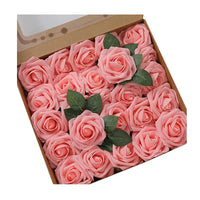 Artificial Foam Rose Flowers Bouquet Set, 10-100 Pieces