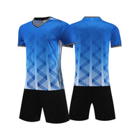 Soccer Uniform Set for Adults and Kids with Shirt and Shorts