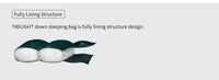 AEGISMAX Wind Hard Twilight 10D -5 Degree 800FP Down Sleeping Bag Ultralight Camping Quilt Sleeping Bag Winter Hiking Equipment - Buy online at  Vibe In Cart.