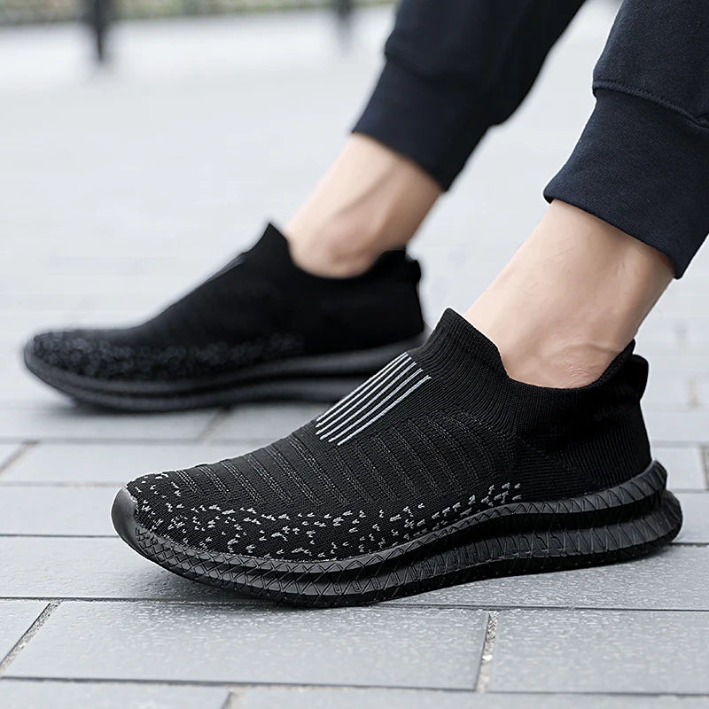 2025 Breathable Men Casual Shoes Lightweight Outdoor Male Walking Shoes Anti-slip Men's Sneakers Slip on Flats Vulcanized Shoes - Buy online at  Vibe In Cart.