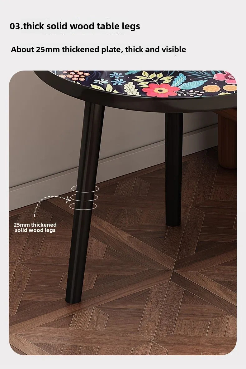 Mandala Coffee Table Removable Mini Desk Wooden Coffee Side Table Living Room Furniture Sofa Bedside Round Table Bedroom Home - Buy online at  Vibe In Cart.