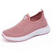 Women's Mesh Breathable Casual Shoes Large Size Soft Sole Slip-On