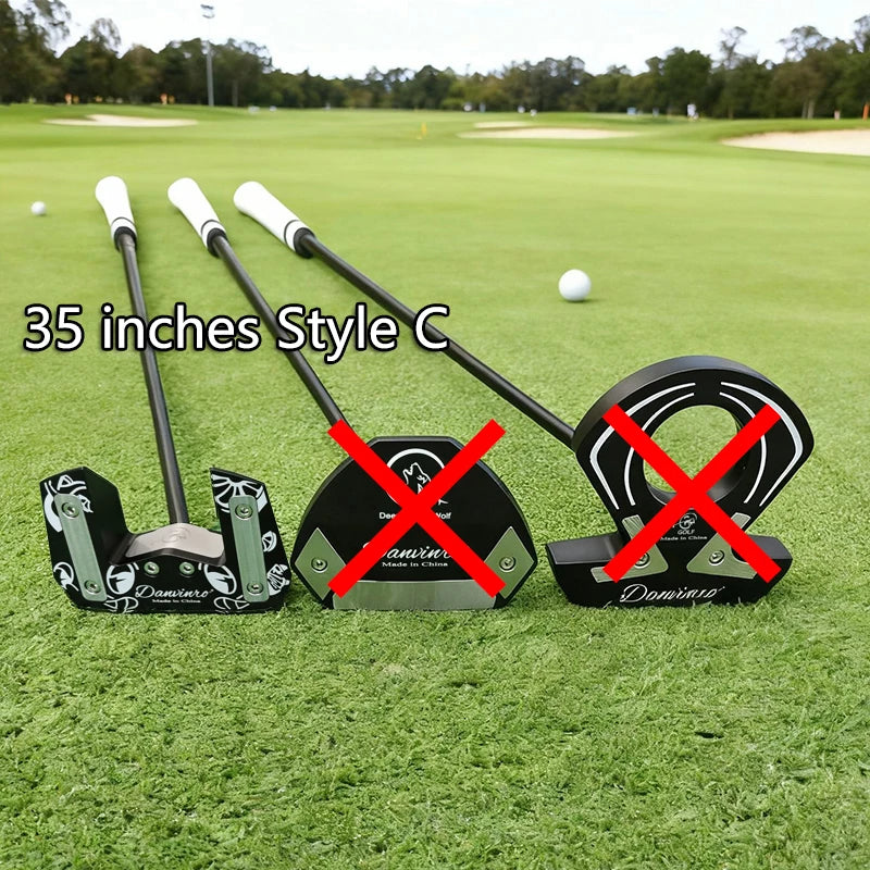 Golf Putter with Zero Torque & Auto-Balance, High MOI for Max Stability, 100% CNC Milled, Black Mallet Putter Golf Club - Buy online at  Vibe In Cart.