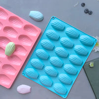 1pc 18 Cavity Madeleine Silicone Cake Mold Shell shaped Chocolate Cookie Biscuit Mould Handmade Silicone Bakeware Tools - Buy online at  Vibe In Cart.