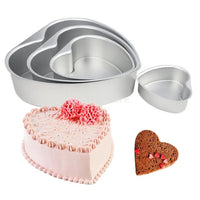 6/7/8 Inch Heart Cake Pan Baking Mold Cake Tin Bakeware DIY Baking Tool Removable Bottom Aluminum Cake Pan Kitchen Tool - Buy online at  Vibe In Cart.