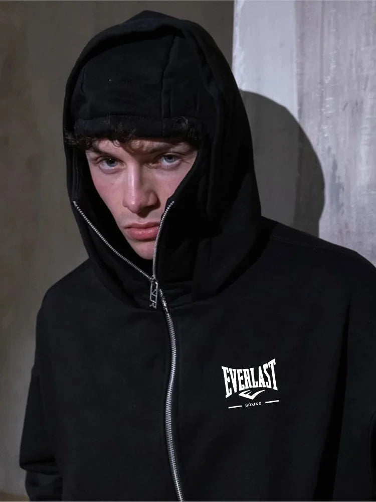 New Double Hooded fleece Women's Balaclava Hoodie Zipper Warmth Autumn/Winter Men's Clothing Masks Men's/Women's Same Style - Buy online at  Vibe In Cart.