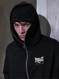 New Double Hooded fleece Women's Balaclava Hoodie Zipper Warmth Autumn/Winter Men's Clothing Masks Men's/Women's Same Style - Buy online at  Vibe In Cart.