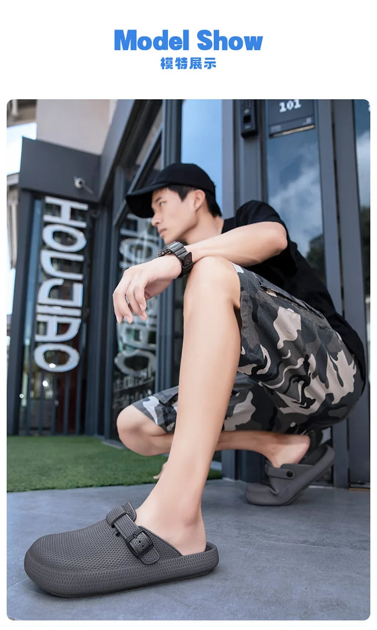 Asgard Men New Clogs Slippers Fashion EVA Insole Men Mules Slippers Classic Waterproof Garden Shoes Women Non-slip Beach Sandals - Buy online at  Vibe In Cart.