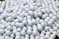 Set of 10 White Two-Piece Standard Golf Balls for Practice