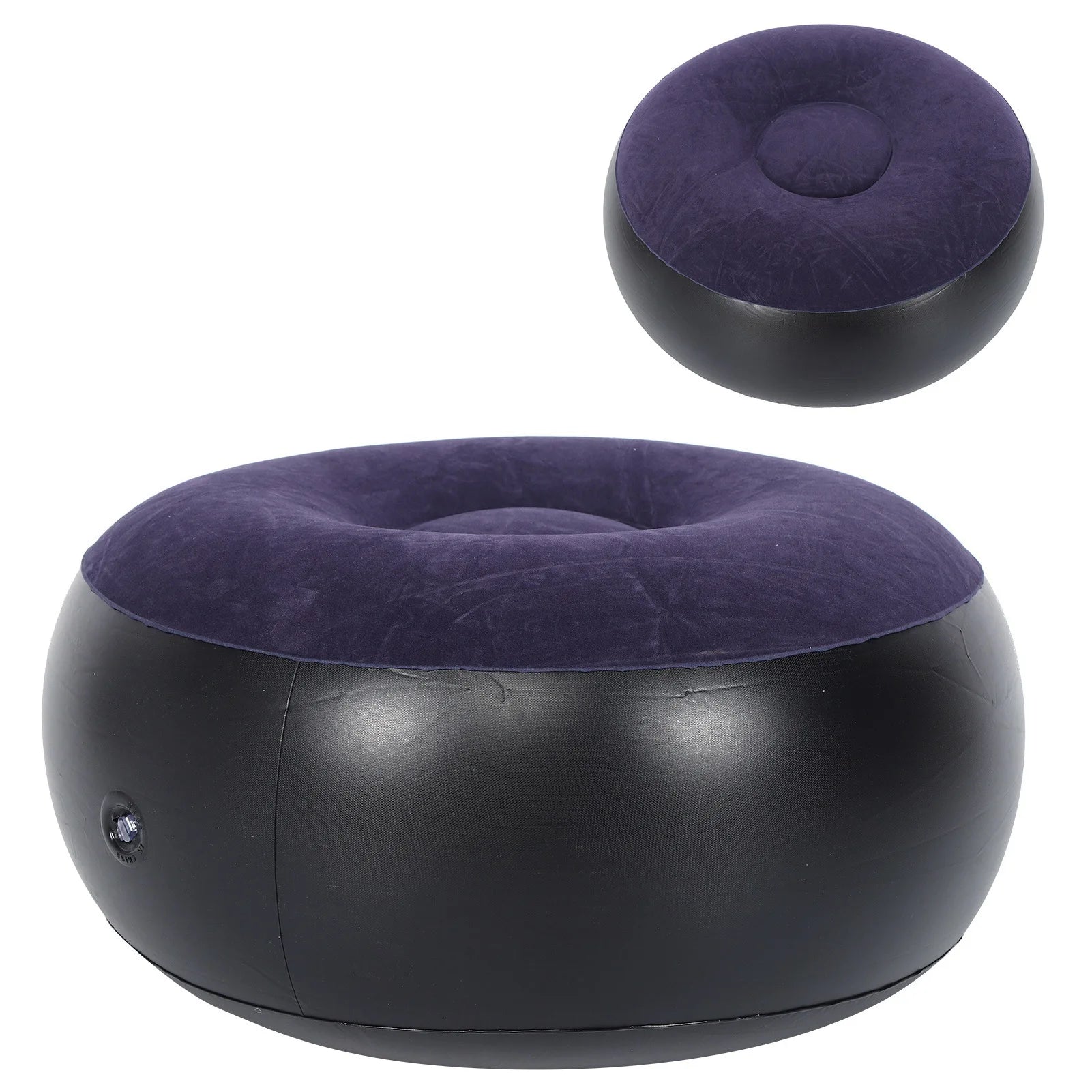 Camping Chair Inflatable Flocking Stool Portable Outdoor Camping Chair Inflatable Flocking Stool Footrest for Home Office Travel - Buy online at  Vibe In Cart.