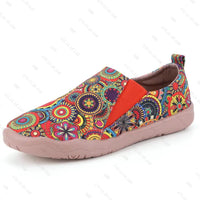 Women Loafers Casual Travel Shoes Anti Slip Slip On Flats Breathable Lightweight Walking Loafers Ethnic Style for Outdoor Travel - Buy online at  Vibe In Cart.