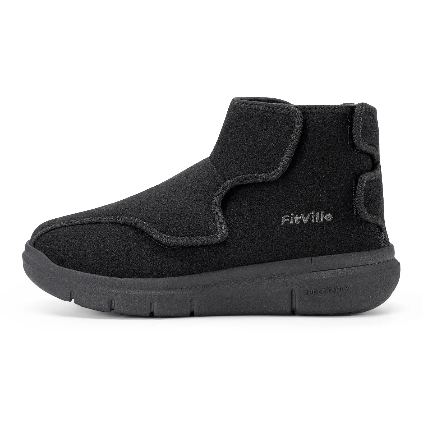 FitVille Wide Diabetic Winter Boots For Men Fully Adjustable Straps Men‘S Snow Boots Wide Neuropathy With Warm Fur Lining - Buy online at  Vibe In Cart.