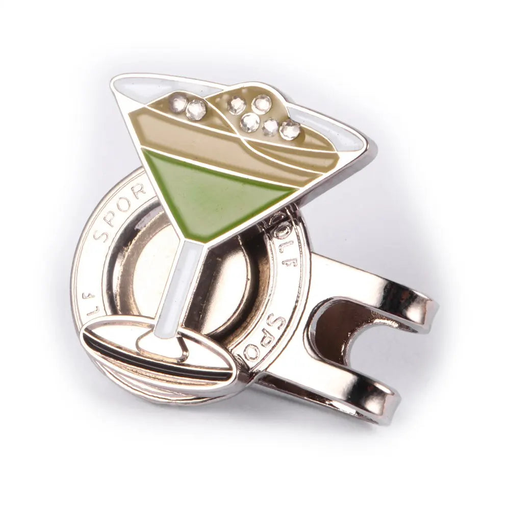 Magnetic Alloy Golf Marker with Hat Clip for Golf