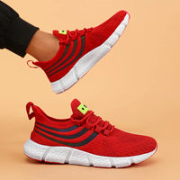 Comfortable Men's Running Shoes Summer Mesh Breathable Lightweight Outdoor Tennis Shoes Fashionable Versatile Balanced Sneakers - Buy online at  Vibe In Cart.