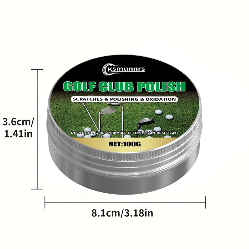 Golf Club Cleaning Kit with Polishing Paste - Includes Sponge, Restores Shine & Protects Against Tarnish, Ideal for All Golfers - Buy online at  Vibe In Cart.