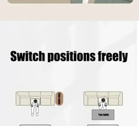 Modern Light Luxury Compact Coffee Table – C-shaped Portable Side Table for Living Room Sofa - Buy online at  Vibe In Cart.