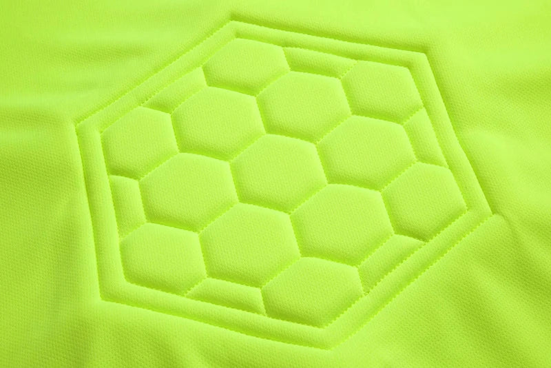 Polyester Spandex Protective Long Sleeve Soccer Goalkeeper Uniform Set with Top and Pants