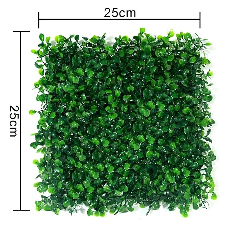 10pcs Artificial Plants Grass Wall Panel Boxwood Hedge Greenery UV Protection Green Decor Privacy Fence Backyard Screen Wedding - Buy online at  Vibe In Cart.
