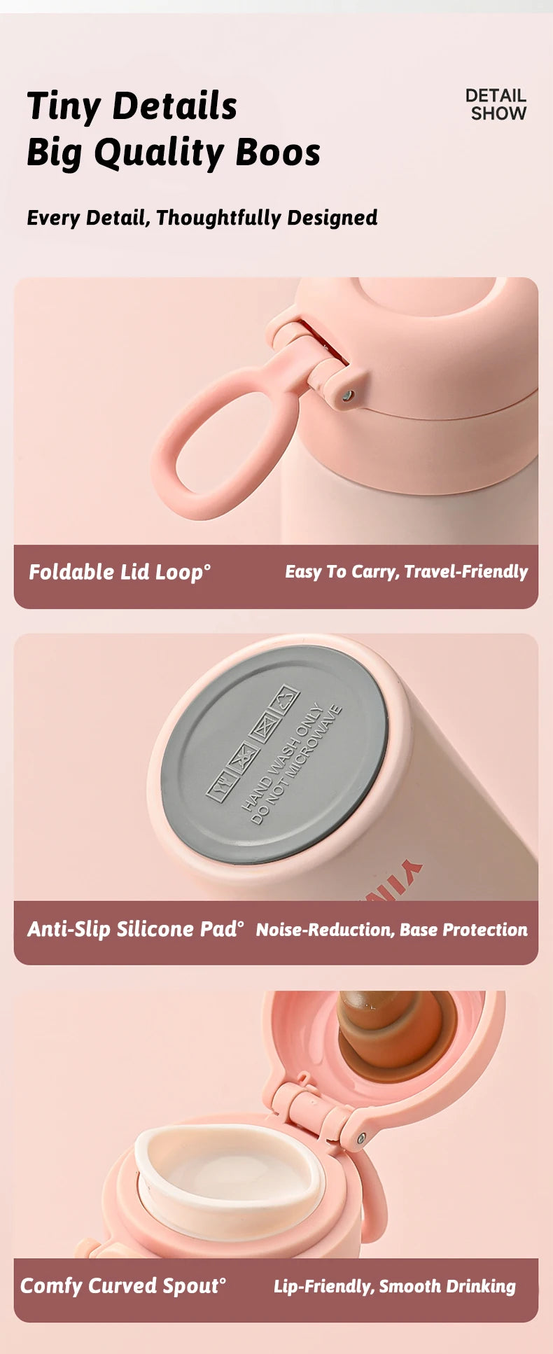 500ML Thermos Bottle Vacuum Flasks Tumbler 316 Stainless Steel Thermal Water Bottle Keep Hot And Cold Insulated Cup Drinkware - Buy online at  Vibe In Cart.