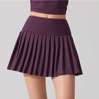 VITALINOVO Pleated Tennis Skirt for Women with Pocket Shorts Women's High Waisted Lightweight Athletic Golf Skorts Skirts Flowy - Buy online at  Vibe In Cart.