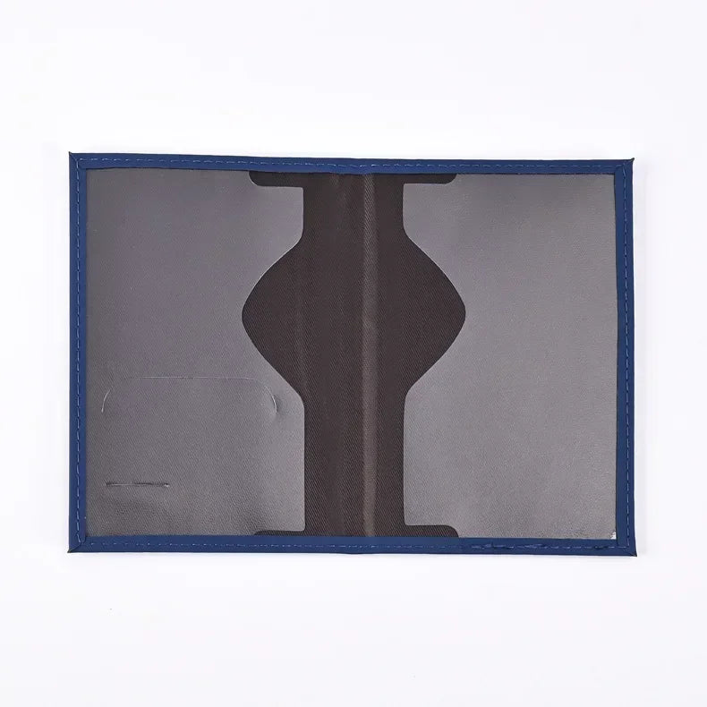 Slim Polyester Passport Cover Travel Wallet Card Case