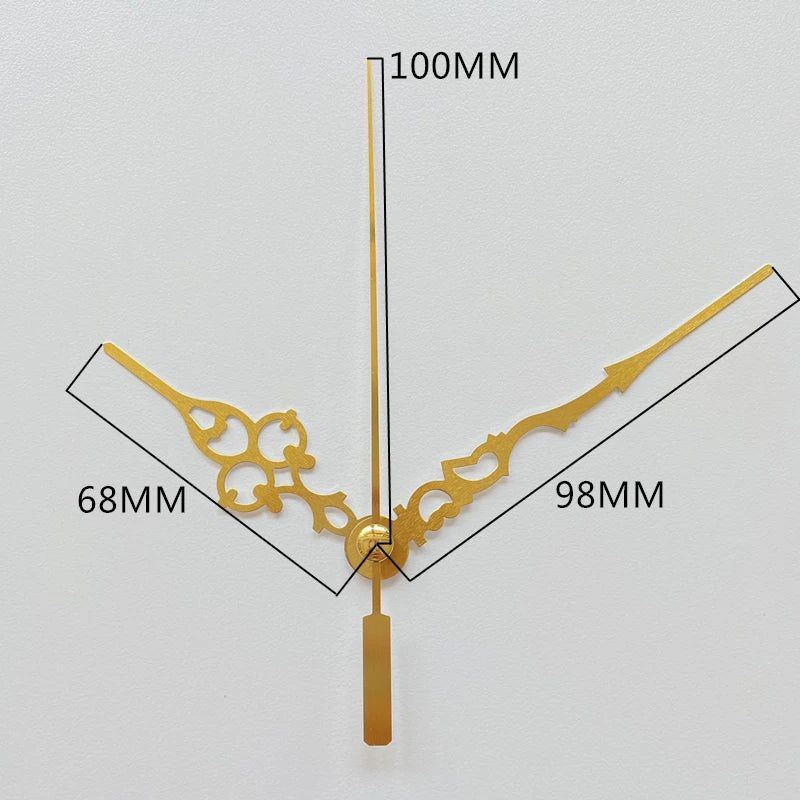 Silent Quartz Battery Operated Clock Movement with Hands
