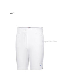 Pgm Women Summer Golf Shorts Elastic Casual Half Trousers Ladies Sports High Waist Shorts Slim Golf Clothing Tennis Wear