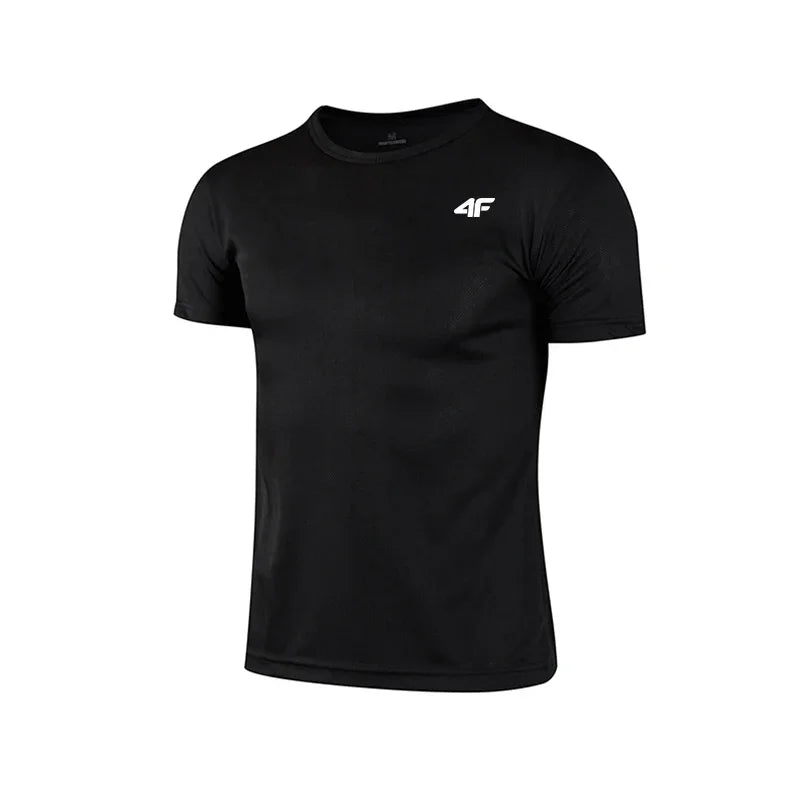 Men's Summer Exercise Trainning T-shirt High Quality Breathable Quick Dry Short Sleeved Top Marathon Gym Fitness Basketball Tees - Buy online at  Vibe In Cart.