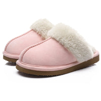Women's Warm Plush Fuzzy Indoor Slippers with Faux Fur