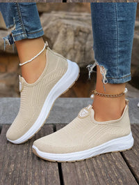 Summer New Mesh Breathable Large Size Casual Shoes for Women Soft Sole Lightweight One Step Single Shoes for Women - Buy online at  Vibe In Cart.
