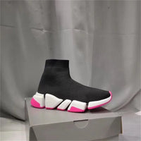 Hot Black High Top Women Socks Shoes Sneakers Breathable Couples Casual Sports Shoes Comfy Platform Sock Sneakers Men - Buy online at  Vibe In Cart.
