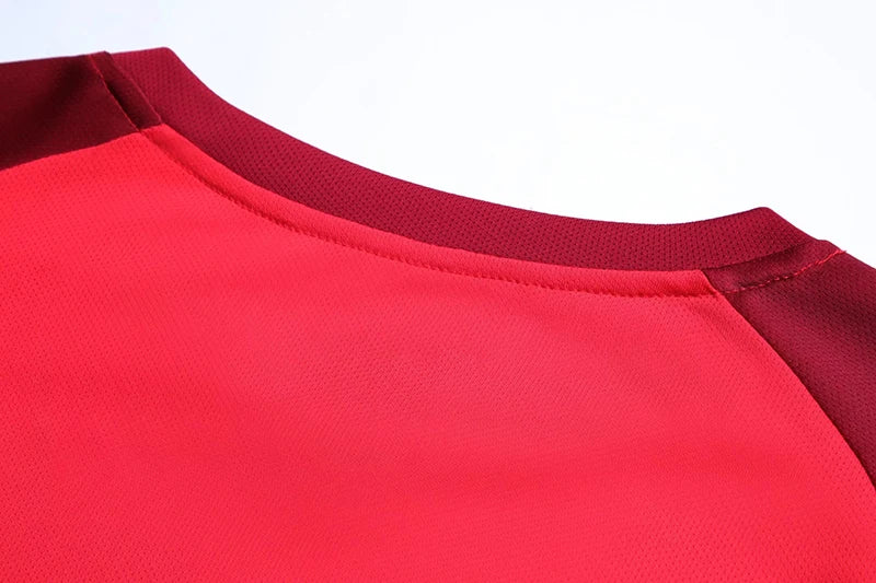 Polyester Spandex Protective Long Sleeve Soccer Goalkeeper Uniform Set with Top and Pants