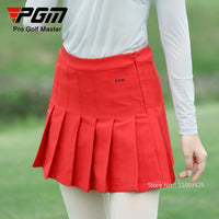 PGM Golf Women Skirt High Waist Pleated Skirt Solid Color A-lined Sports Skorts Ladies Slim Fold Training Culotte Golf Apparel - Buy online at  Vibe In Cart.