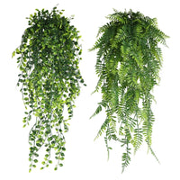 Artificial Plant Persian fern Leaves Vines Home Room Decor Hanging Plastic Leaf Grass Wedding Party Wall Balcony Home Decoration - Buy online at  Vibe In Cart.