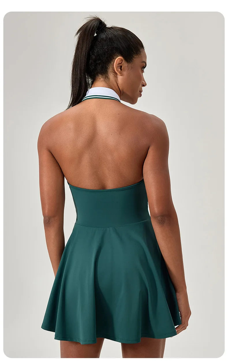 Women Tennis Skirt Summer Solid Color Outdoor Running Suit Breathable Quick Dry Workout Clothes Golf Dress Female Sportswear - Buy online at  Vibe In Cart.