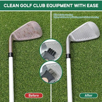 Portable 2 in 1 Golf Club Cleaning Brush Tool