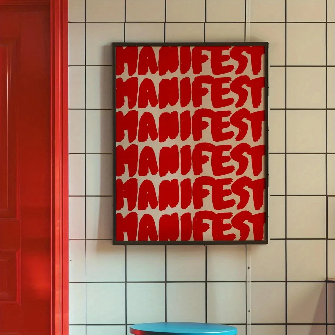 1pc Simple Trendy Text Printing Poster, Simple Canvas Wall Decoration, Modern Art Home Decoration, Living Room Decoration - Buy online at  Vibe In Cart.